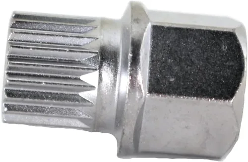 Vista 9 de TEMO Llave de extracción de tornillo de tuerca de bloqueo de rueda de 11/15Pt Socket antirrobo S3054 para vehículos BMW