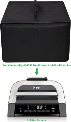 Vista 2 de AF-WAN Tapas resistentes al agua para Ninja Foodi Smart XL 6 en 1 para parrilla interior con freidora de aire (apta para DG551)