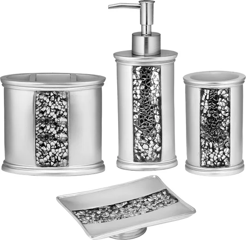 Vista 58 de Zahari Home Capri - Juego de toallas de baño de 3 piezas, toalla de baño, toalla de mano y toalla facial, decoración moderna, hermoso diseño único