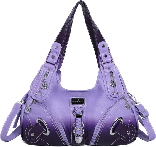Vista 27 de Angelkiss Hobo Carteras y bolsos para mujeres Bolso de mano para mujeres Carteras grandes Bolsos de hombro diarios Purses, handbags, Handbag