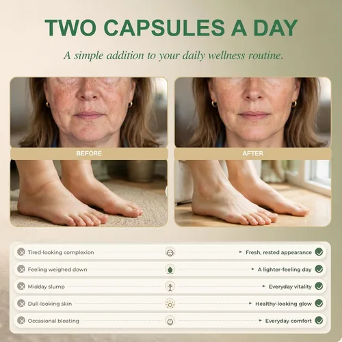Vista 2 de Lymphatic Drainage Supplements for Daily Lymphatic Support, 60 Capsules