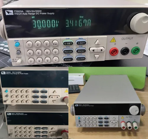 Vista 4 de ITECH 600W/10A/150V Fuente de alimentación programable de CC de amplio rango IT6953A, fuente de alimentación de laboratorio variable, conmutación