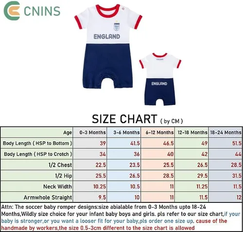 Vista 6 de Cnins Camiseta de fútbol para niños pequeños de 0 a 24 M para fanáticos de los deportes, camiseta de fútbol para niñas recién nacidas, mameluco