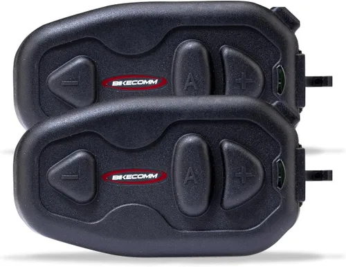 Vista 13 de BIKECOMM BK-S2 Intercomunicador de auriculares Bluetooth para motocicleta, altavoces inalámbricos de alcance de 3,937.0 ft, sistema de comunicación