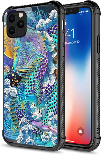 Vista 13 de CARLOCA Funda compatible con iPhone 13 Mini, diseño gráfico de American Horror Story, a prueba de golpes, antiarañazos, de acrílico duro para iPhone