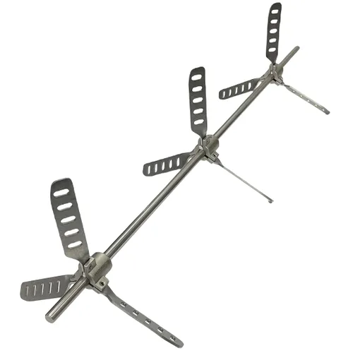 Vista 8 de Cosmostar - Cuchilla expandible de acero inoxidable para mezclar pintura de 55 galones, herramientas de hélice para pintura epoxi, resina, paleta