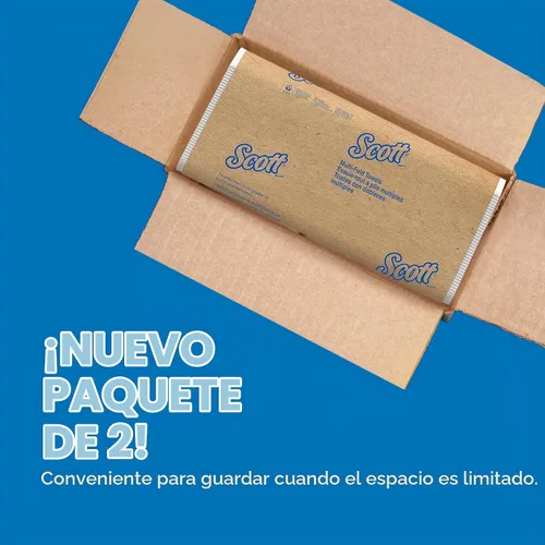 Vista 4 de Scott Professional Toallas de papel multipliegues, 2 paquetes x 250 hojas (60055)