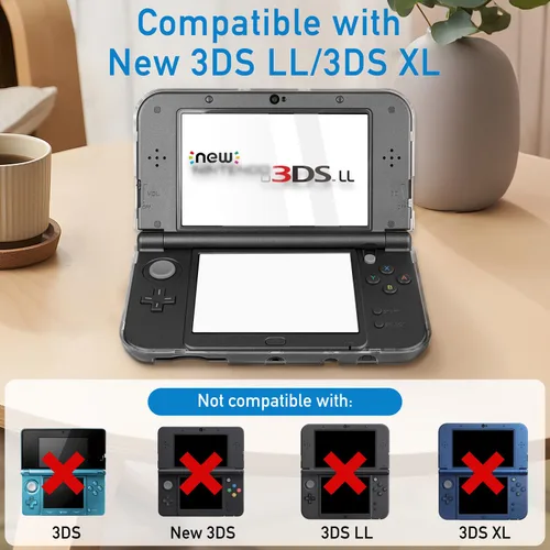 Vista 7 de 4-in-1 Accessories Kit for Nintendo New 3DS XL/LL – Full Protection Bundle Includes Carrying Case, Clear Hard Shell, 4 Stylus Pens & 2 Sets of