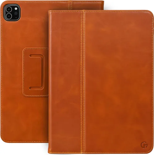 Vista 16 de Casemade Real Leather Case Compatible with iPad mini 7 (A17 Pro) / 6th Gen (2021) - Full-Grain Leather Cover, Auto Sleep/Wake, Dual Stand Position