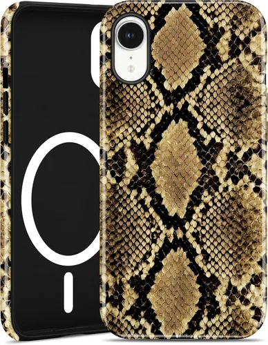 Vista 16 de Jusy Funda magnética Zebra para iPhone XR, color negro