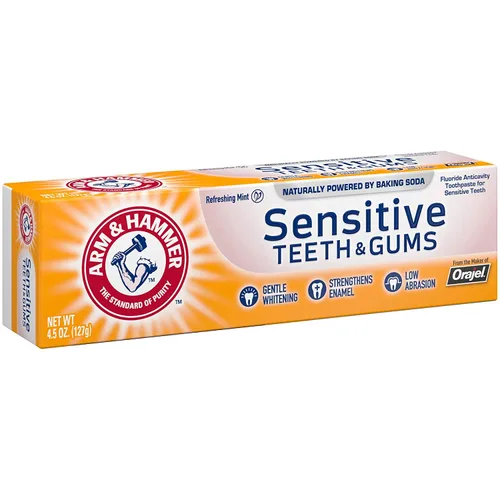 Vista 8 de ARM & HAMMER Pasta dental para dientes y encías sensibles, 4.5 onzas