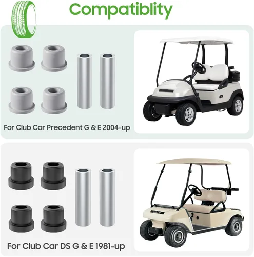 Vista 9 de 10L0L Golf Cart Front Leaf Spring Kit for Club Car DS & Precedent, Standard/Heavy Duty Leaf Spring with Bushings & Sleeves, Replace OEM 1012030