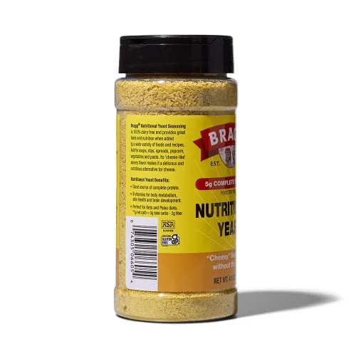 Vista 4 de Levadura nutricional de Bragg, condimento premium, 4.5 onzas