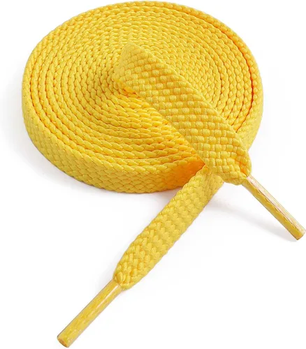 Vista 9 de VSUDO Cordones planos para tenis, cordones para tenis, cordones atléticos 01 Blanco