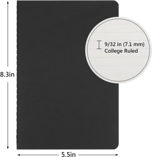 Vista 2 de EUSOAR Cuaderno de viaje, tamaño A5, paquete de 12 cuadernos de 5.5 x 8.2 pulgadas, cuaderno de dibujo con tapa suave, cuaderno de dibujo, cuaderno