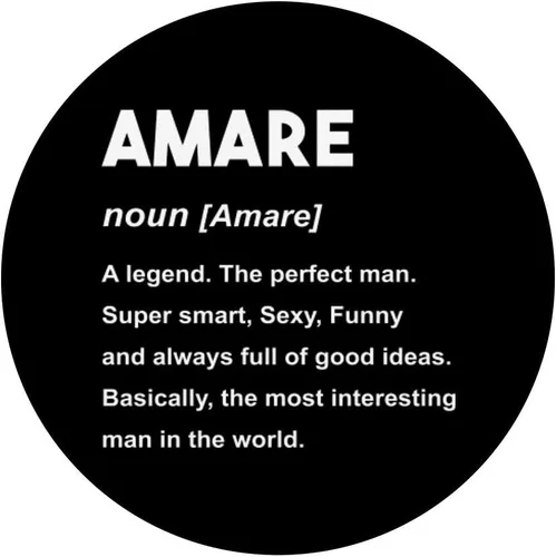 Vista 3 de Amare Name Shirt Amare PopSockets PopGrip: Agarre intercambiable para teléfonos y tabletas