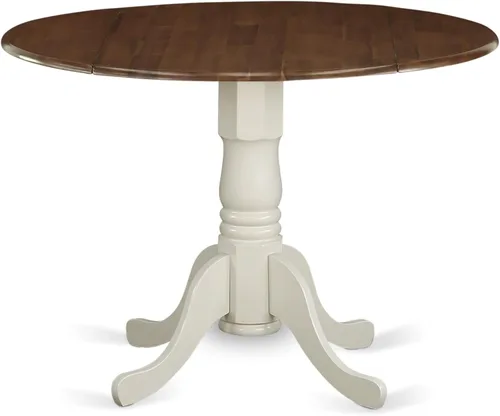 Vista 6 de East West Furniture DLT-BLW-TP Dublin - Mesa redonda.
