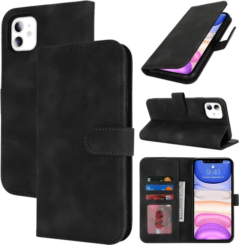 Vista 44 de Funda tipo cartera para iPhone 8 Plus iPhone 7 Plus con tarjetero para iPhone 8 Plus, funda tipo cartera para mujeres y hombres, de piel sintética