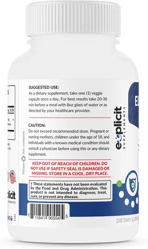 Vista 6 de Suplemento de saúco totalmente natural – Potentes cápsulas antioxidantes de saúco – Extra fuerte 1200 mg – Apoya la salud inmunológica – Fabricado