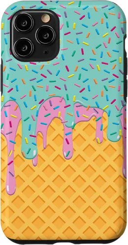 Vista 29 de Ice Cream Cone with Sprinkles Case for iPhone 17