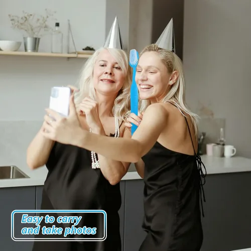 Vista 8 de iplusmile Accesorios para cepillos de dientes gigantes, cepillo grande de gran tamaño, juguetes novedosos, artículos de comedia enormes