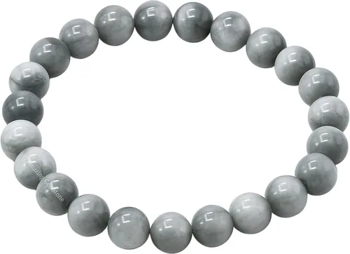 Vista 513 de Amazing Gemstone Pulsera de cristal para mujeres y hombres, pulsera de cristal curativo de protección, pulsera elástica con cuentas de piedras