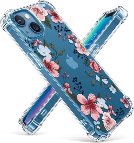 Vista 158 de GVIEWIN - Funda para iPhone 11 con protector de pantalla + protector de lente de cámara, cubierta protectora transparente suave de poliuretano