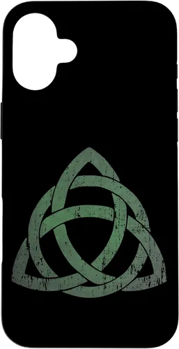 Vista 22 de Funda gráfica de símbolo cristiano triquetra con nudo celta irlandés para iPhone 16
