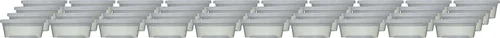 Vista 2 de Newspring Recipientes transparentes para alimentos con tapas, almacenamiento, 8 onzas, 40