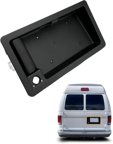 Vista 8 de Manija de puerta exterior (metálica), compatible con Ford E150 E250 E350 E450 Econoline de 1992-2014, lado del acompañante, trasera derecha