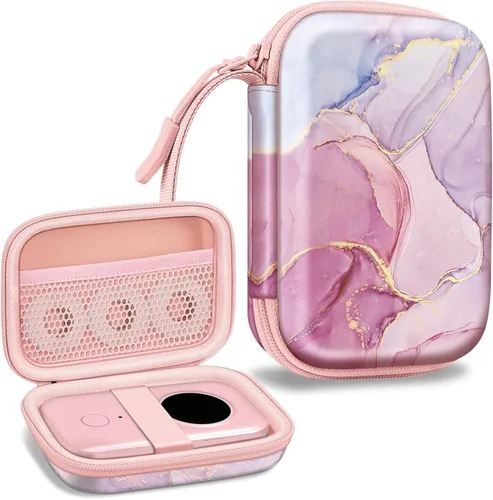 Vista 10 de FINTIE Funda para etiquetadora compatible con Phomemo D30 D35, NELKO P21, SUPVAN E10, NIIMBOT D11 D110, JADENS D110, ORGSTA S001 - Funda