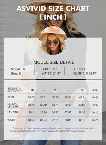 Vista 6 de Asvivid - Suéteres de otoño para mujer, con cuello holgado, a la moda, de manga larga, asimétricos