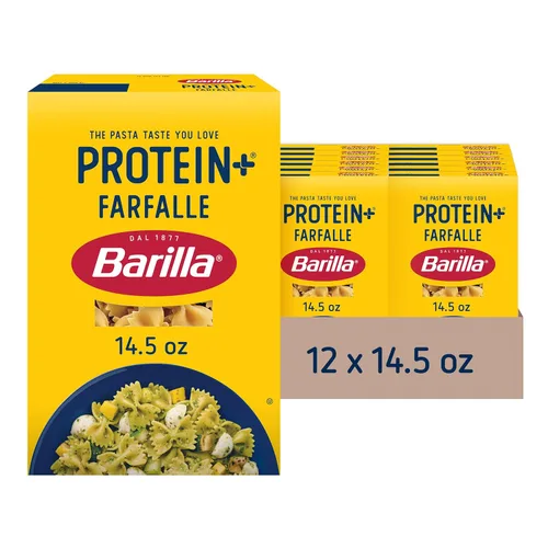 Vista 8 de BARILLA Protein+ (Plus) Angel Hair - Proteína de lentejas, garbanzos y guisantes - Buena fuente de proteína a base de plantas, pasta de proteínas