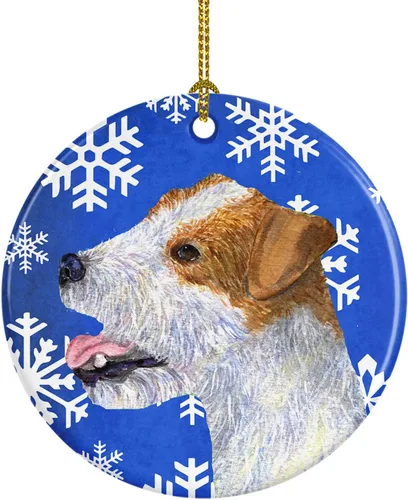 Vista 37 de Caroline's Treasures Cavalier Spaniel - Adorno de cerámica para colgar en el árbol de Navidad, para el hogar, Navidad, fiestas, regalo, 3 pulgadas