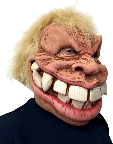 Vista 3 de Zagone Studios Máscara de monstruo Myles of Smiles con una gran sonrisa y dientes