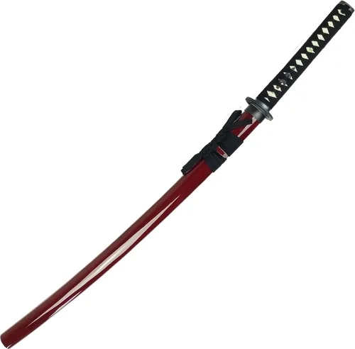 Vista 3 de Musha Hand Forged Japanese Katana Samurai Sword - 1045 High Carbon Steel Full Tang Blade for Collection, Gift, Straw Mat Cutting Practice