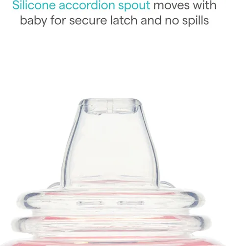Vista 3 de Munchkin Gentle Transition Baby Sippy Cup, Baby First Sippy - Ayuda a bebés y niños pequeños a pasar de biberones a tazas, a prueba de derrames, 9