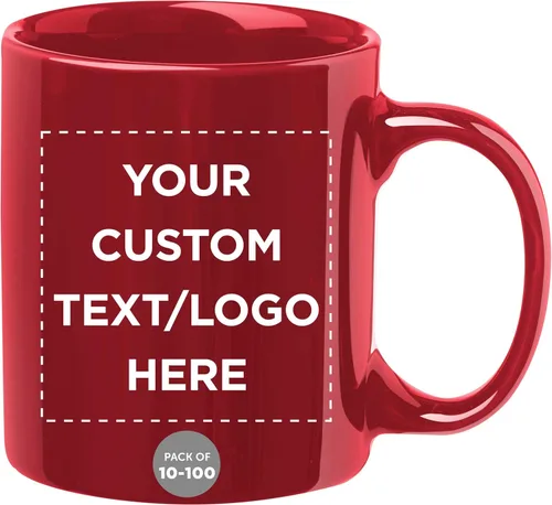 Vista 31 de Tazas de café de cerámica personalizadas para el Día del Padre, 11 onzas, juego de 10/50/100, paquete personalizado a granel, juego de tazas de café