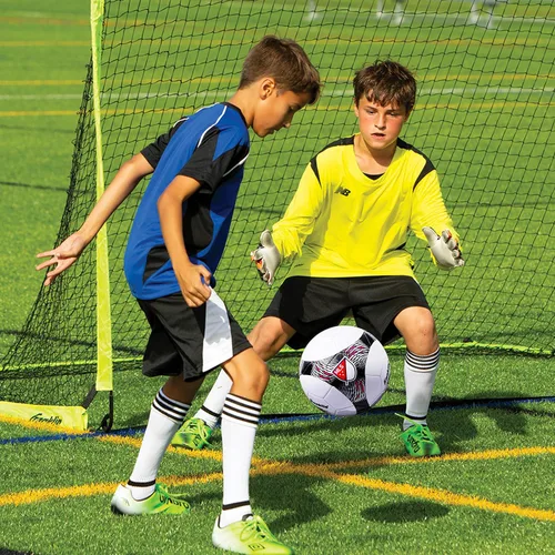Vista 8 de Franklin Sports MLS Pro Vent Balón de Fútbol - Cubierta Suave - Balón de Fútbol de Tamaño y Peso Oficiales - Bomba de Aire Incluida