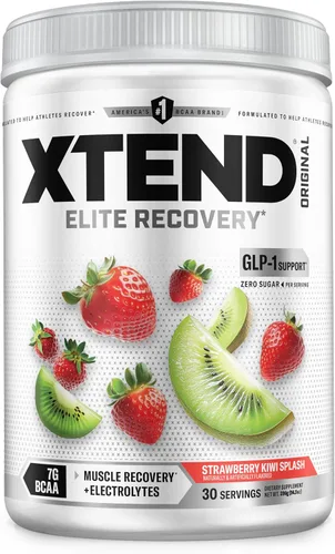 Vista 20 de Xtend Polvo Original BCAA, 7g de BCAAs y 2.5g de L-Glutamina para la Recuperación Muscular, Hidratación y Músculo Delgado, Bebida Sin Azúcar