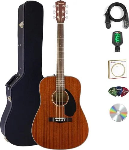 Vista 12 de Conjuntos de guitarras acústicas Fender CD-60.