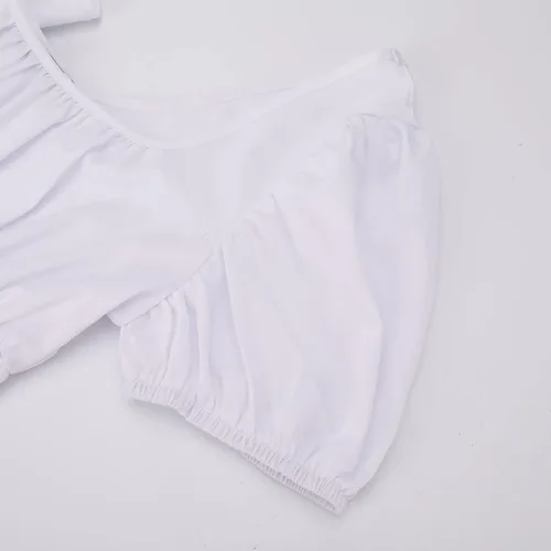 Vista 5 de HEQU - Vestidos de la época de la Regencia para mujeres, con satén, faja fruncida, vestido imperio, vestido de cintura
