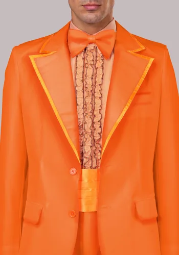 Vista 6 de Disfraz Premium de Hombre Lloyd Christmas Naranja Dumb and Dumber Multicolor