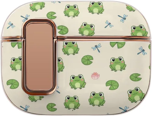 Vista 18 de Plastic Cover Compatible with Airpods Pro 2 Case Butterfly, Protective Skin with Lock
