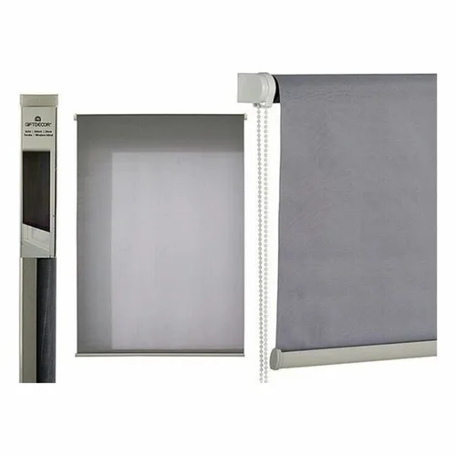 Vista 3 de Estor Enrollable Gift Decor Gris Plástico 5 x 131 x 5 cm