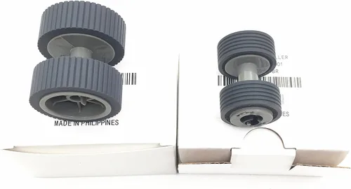 Vista 4 de PA03540-0001 PA03540-0002 Rodillo de freno escáner + rodillo de recogida compatible con Fujitsu fi-6240Z fi-6140Z fi-6230Z fi-6130Z fi-6240 fi-6140