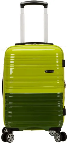 Vista 2 de Rockland Santa Fe - Equipaje con carcasa rígida y ruedas giratorias, Dos tonos de verde