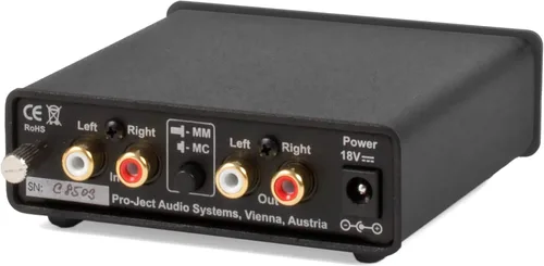 Vista 2 de Pro-Ject Phono Box DC MM/MC Preamplificador de fono con salida de línea (Plata)