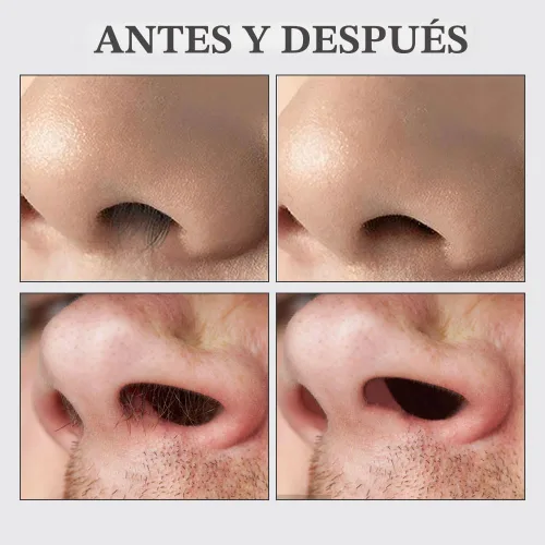 Vista 2 de Cortador nasal de doble cara, recortadora manual de 360° para hombres