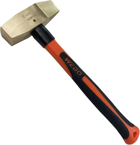 Vista 9 de WEDO Martillo de corte sin chispas, martillo cruzado Peen, martillo de chapa, martillo de ingenieros de maquinista, martillo de ajuste, longitud